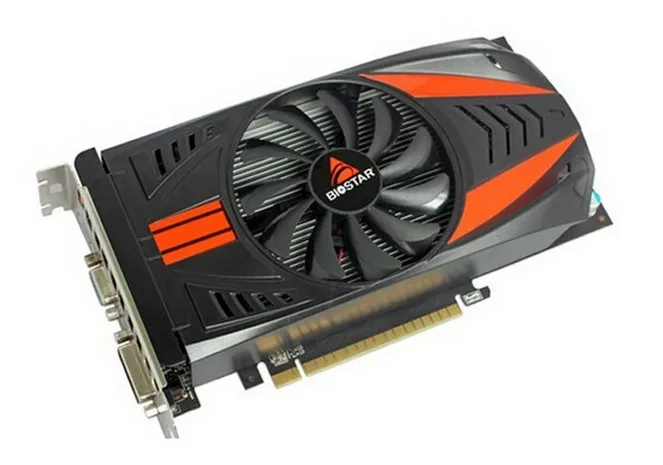  Used original for Biostar GT740 1G 128BIT DDR5 used game graphics card 6pin power supply HDMI / DVI / VGA 