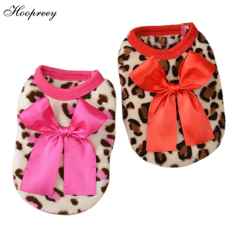 

XXXS/XXS Pet Dog Vest Spring Summer Teacup Clothes Leopard T Shirt for Small Dogs Coral Soft Cotton Sportswear Puppy Cat Costume