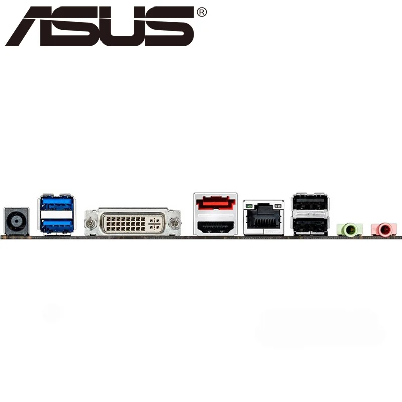 Asus H81T R2.0 настольная материнская плата H81 Socket LGA 1150 i3 i5 i7 DDR3 16G тонкая Mini-ITX UEFI биос оригинальная б/у материнская плата в продаже