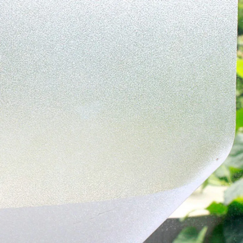 

Privacy Window Film Matte White Film Frosted Static Cling Glass Film Non Adhesive Window Film For Home