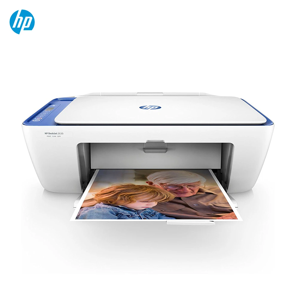 blue and white printer