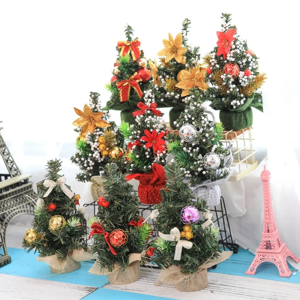 YORIWOO рождественские мини елки искусственный Merry Chrismtas украшения для дома 2018