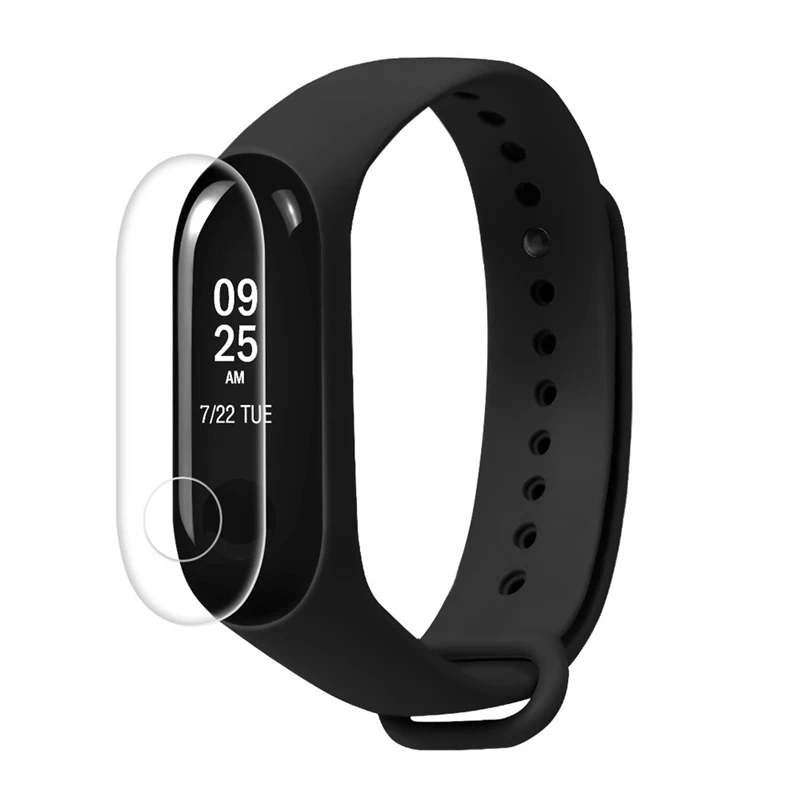 5 шт. Защитная пленка для экрана Xiaomi Mi Band 3 2 смарт браслет полное покрытие защитные