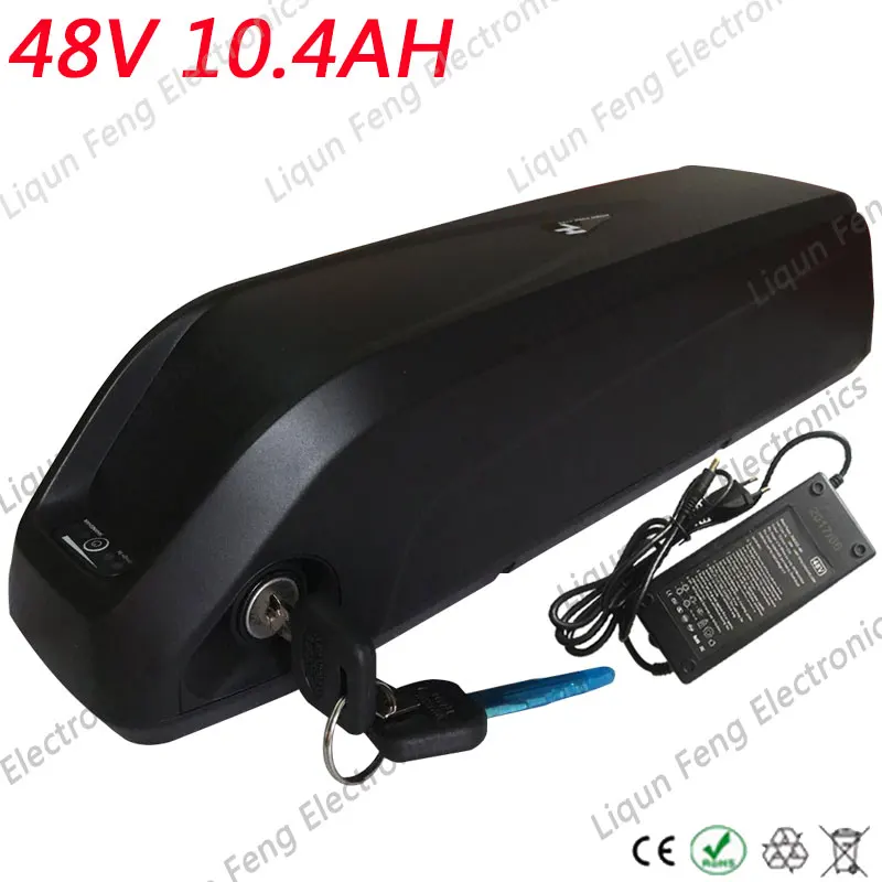 Sale US EU No Tax Down tube eBike Battery 48V 10AH Lithium Battery 500W 48V Electric Bike Battery with USB+ 25A BMS 54.6V 2A charger 0