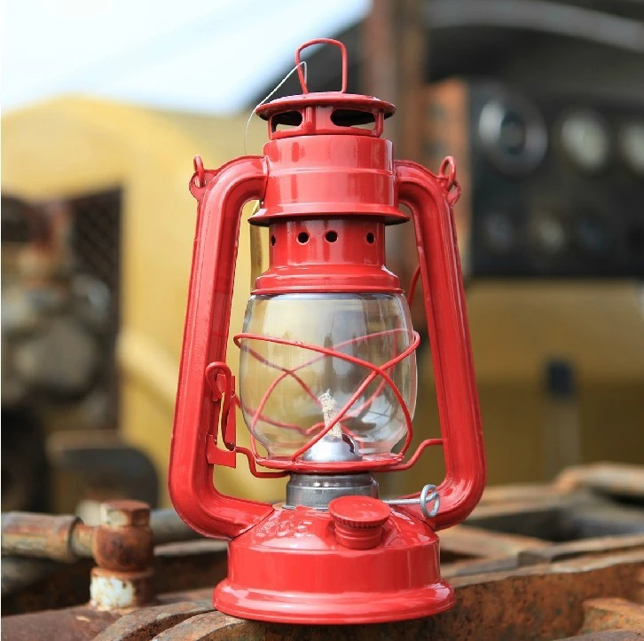 Mediterranean style iron oil lamp candle holder candlestick home