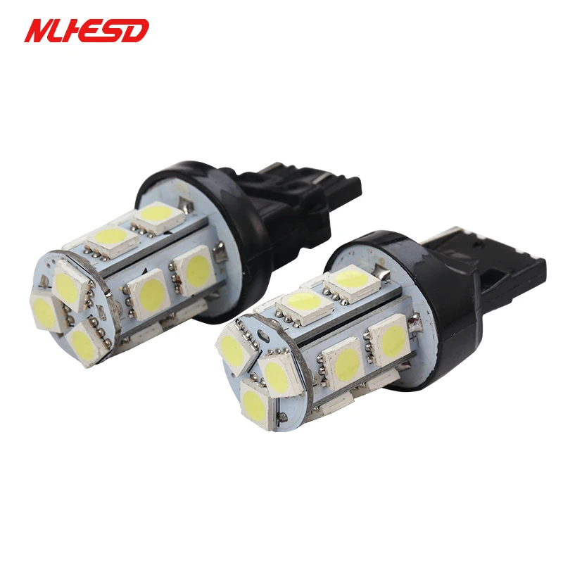 100 шт. оптовая продажа W21/5 Вт T20 T25 13SMD Автомобильный светодиодный тормозной