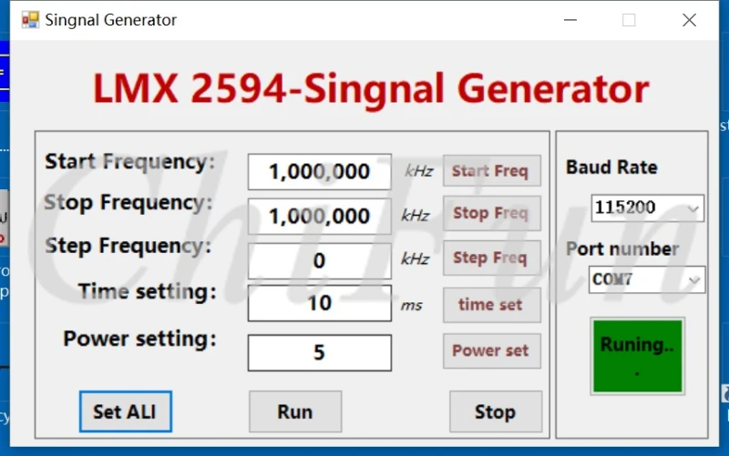 LMX2594 10 MHz 15 GHz Ручной умный генератор частоты RF источник развертки USB мощность oled