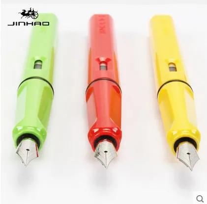 Jinhao 599A Высокое качество пластиковая перьевая ручка 0 38 мм дополнительный тонкий