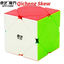 Qiyi Qicheng Skew волшебный куб 56 мм скоростной кубик без наклеек/Qicheng черный пазл игрушки для детей