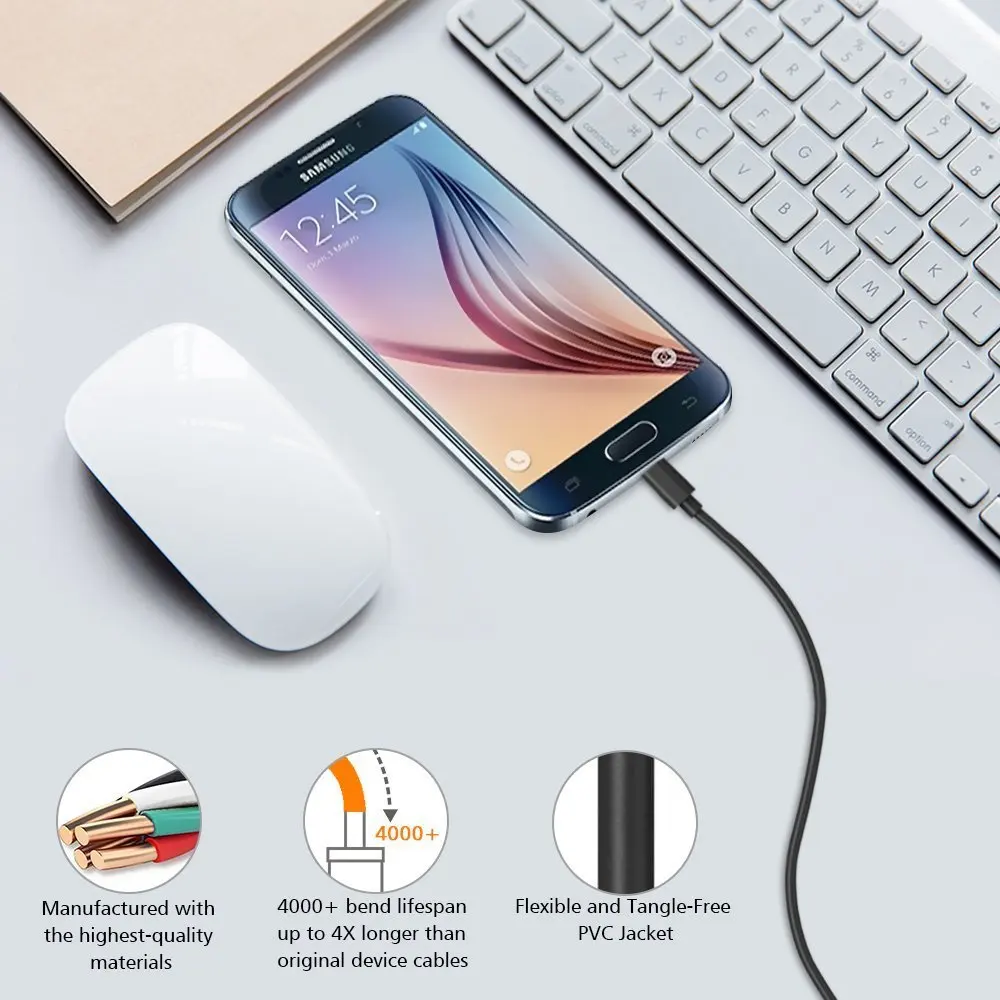 Кабель Micro USB 5 м удлиненный Android кабель для быстрой зарядки Samsung Galaxy S6/S7/S4/S3/J5/J7/J3