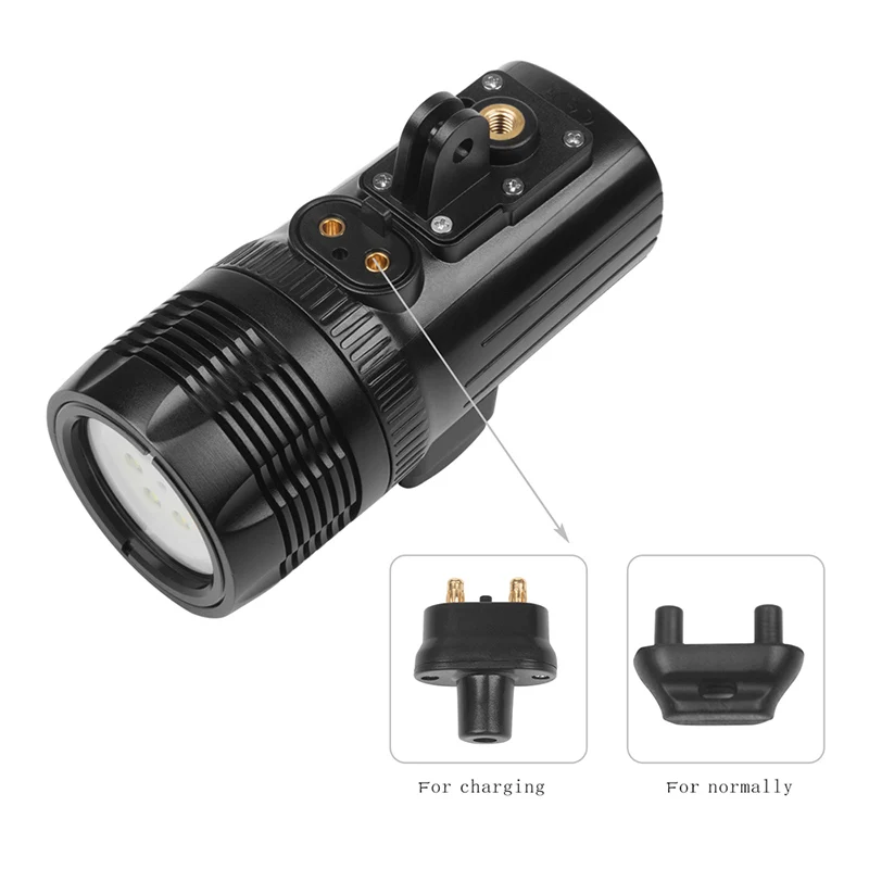 

LED Diving Light 60m Waterproof Dimmable Underwater Fill Lights for Gopro Hero 6/5/5S/4/4S/3+ Dropshipping