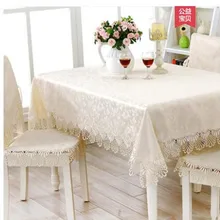 Beige Europe type tea table table cloth tablecloth TV ark cover lace cloth art cushion of the chair cover received storage reveal ark sitting room type ark bookcase store content ark the lighthouse tea table