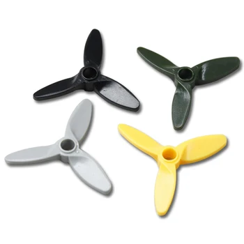 

10Pcs DIY Propeller Block Part City Building Block Plane Propeller MOC Bricks Legoing Block Assembles Particles Toys For Kids