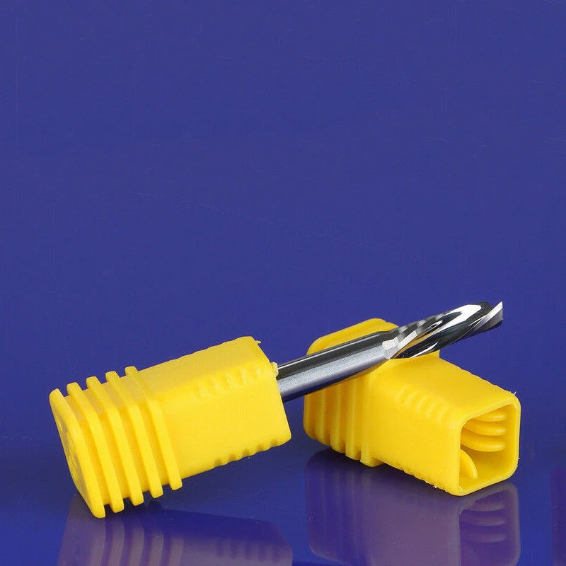 5pcs End Mills Aluminium Cutting One Flute CNC Router Milling Cutter Bits Tool 1/8" 7mm Durable Tool Parts