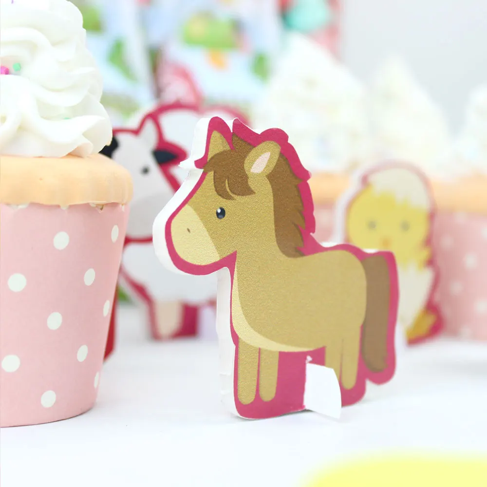 Farm Animal Theme Party Table Decoration Table Centerpiece Kids Birthday Party Supplies Decoration