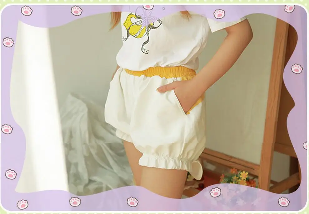 Женские Лолита шорты «Kawaii» Harajuku милый мультфильм корги PP Тыква шаровары шорты Домашняя одежда милый японский стиль Мори девушка
