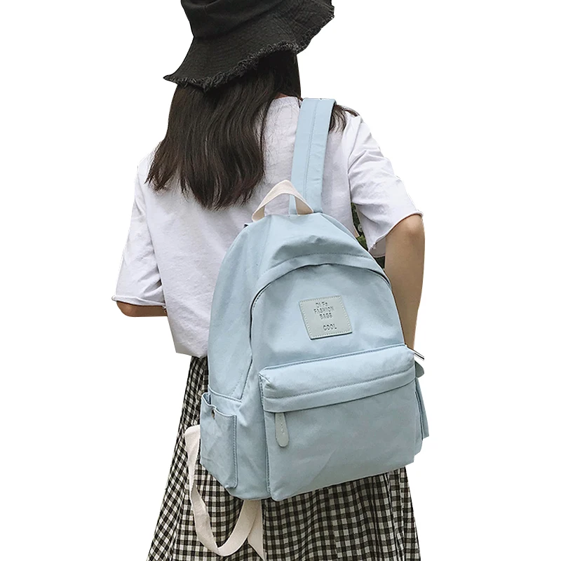 

DCIMOR Twill Canvas Women Backpack High quality Laptop Backpacks Fashion leisure bag Female shoulder bag School Students Bags