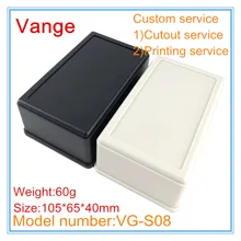 2 шт./лот корпус для литья под давлением ABS пластик распределительная коробка diy 105*65*40 мм подножки включены для электронного модуля