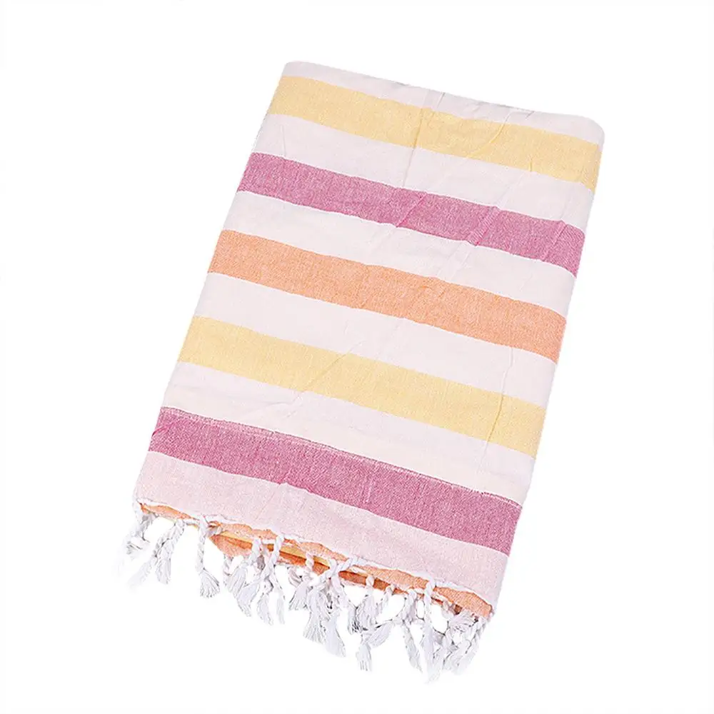 double turkey fringed beach towel quick dry microfibres swimming towels poncho travel girl towel toalla microfibra deporte 50J18 - Цвет: Красный