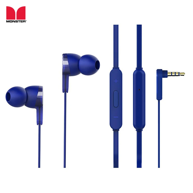 

MONSTER AM15 Wired In-ear Sport Earphone for Huawei Honor with Microphone with Earbuds HD Call Hands Free Three-button control