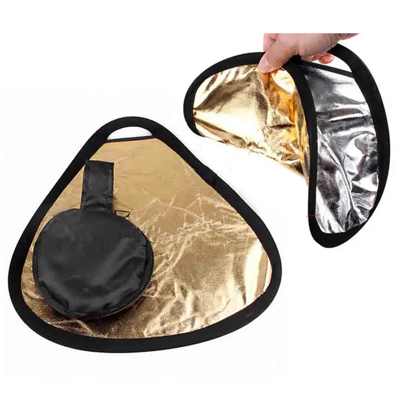 

High Quality 2in1 30cm Gold/Silver Portable Folding Handheld Photograph Reflector With bag