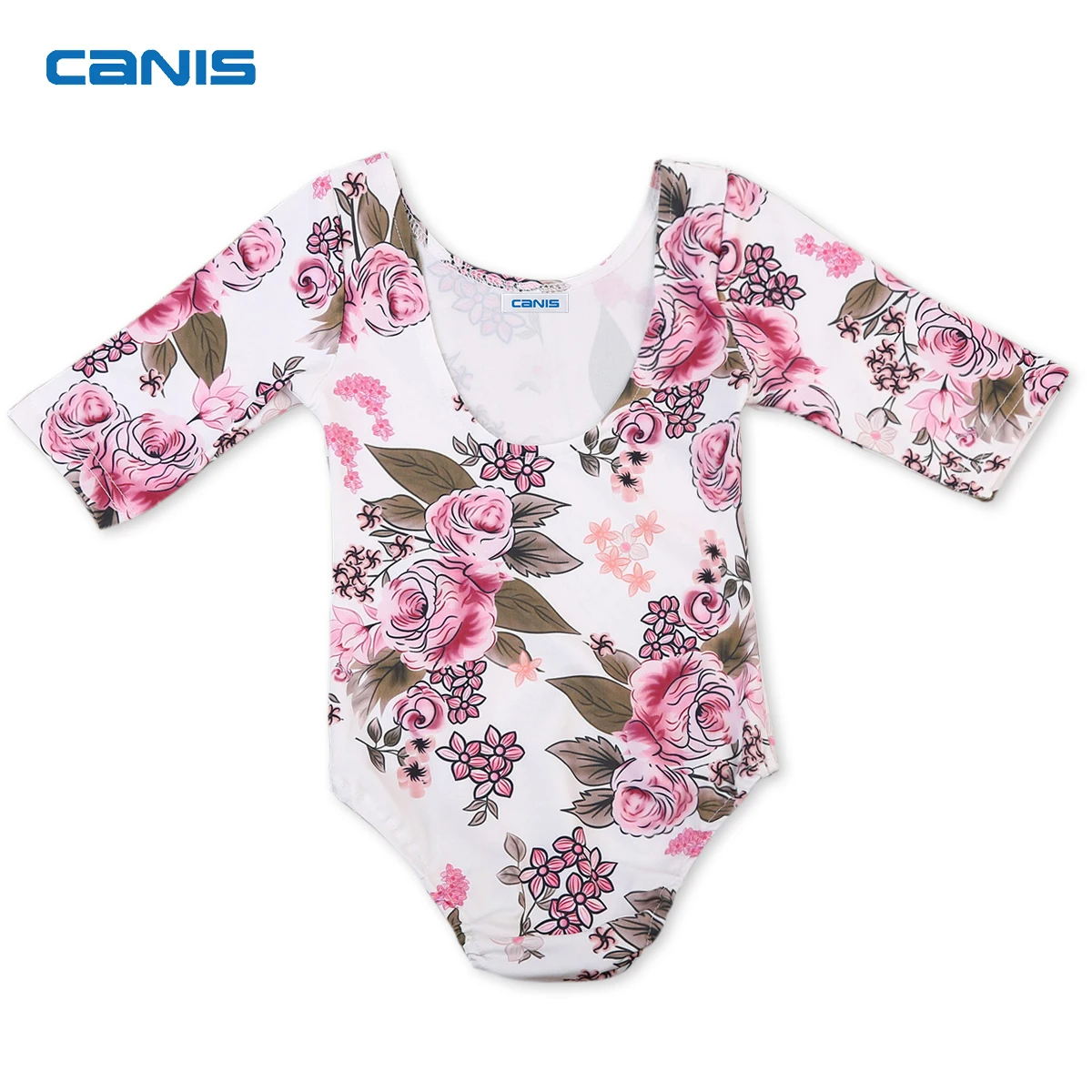 Infant Newborn Baby Girls Toddler Cotton Tops Flower Print Romper Long