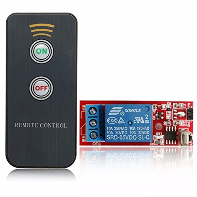 

ShenzhenMaker 1 Channel Infrared Switch Relay Driving Module Board 5V Active Remote Controller