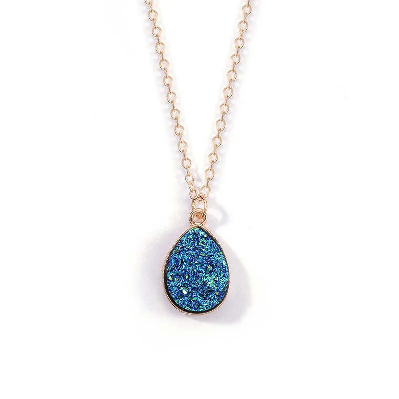 

Simple Water Drop Style Women's Hanging Necklace Fashion Sweet Style Women's High Quality Pendant Valentine's Day Jewelery Gift