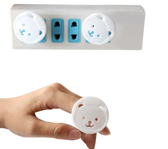 

Hot selling 10pcs EU Power Socket Electrical Outlet Baby Safety Guard Protection Anti Electric Shock Plugs Protector Cover