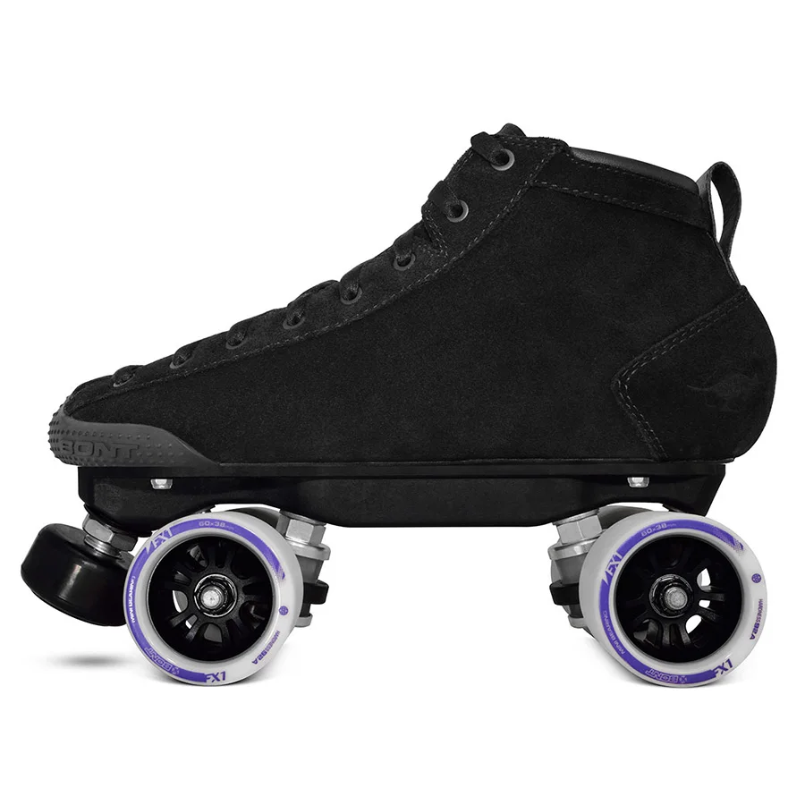 Оригинальные Bont Prostar S двойные роликовые коньки Heatmouldable Glassfiber Boot Base 4 колеса катания обувь Patines T2 - Цвет: full skate purple