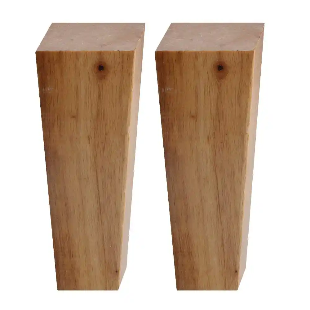 4pcs Wooden Furniture Legs Oak Wood Right Angle Cabinet Sofa Table