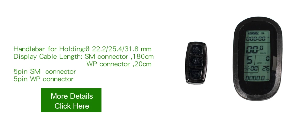 Sale okfeet KT kunteng Display  Ebike Kit 24V 36V 48V 72V Intelligent Control Panel LCD5 3 6 7 8H LED880  Parts KT 6
