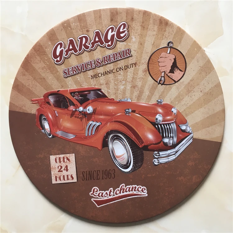 30 см Route 66 круглая Ретро табличка металлические жестяные знаки подсказка