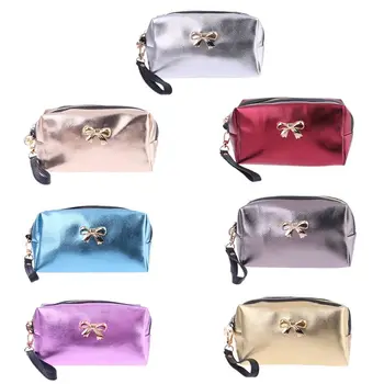 

Fashion Women Portable Travel Cosmetic Makeup Bag Organizer Storage Toiletry Wash Pouch Girls Lady Small Pencil Case Bag Handbag