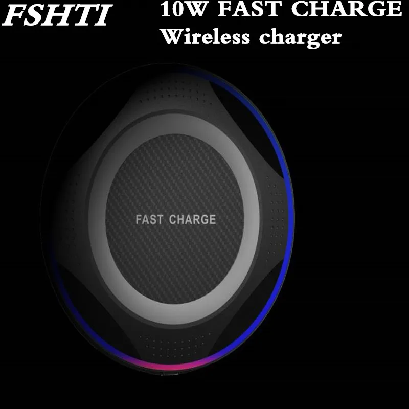 Wireless Charger for iPhone 8/X /8 Plus 10W Qi Fast Charging Pad Samsung Galaxy S8/S7 /S8 + | Мобильные телефоны и