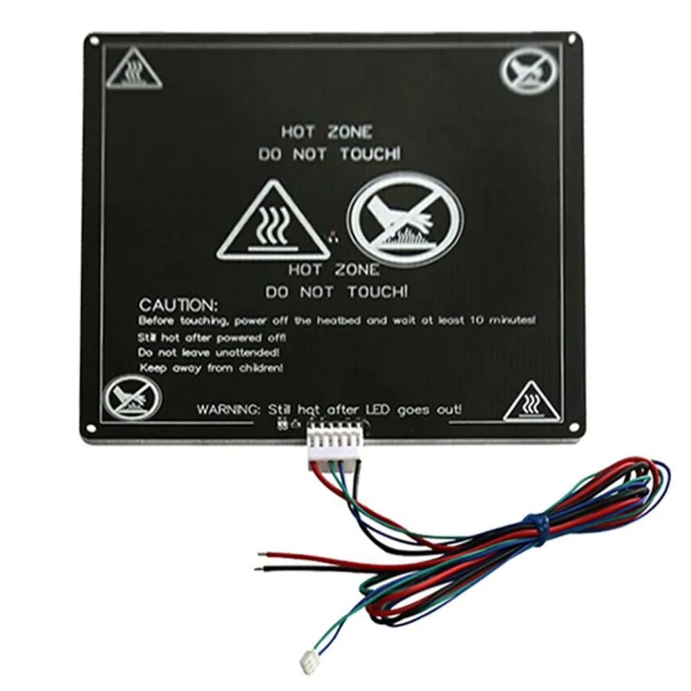 3D аксессуары для принтера Anet A6 A8 E10 E12 Алюминий с подогревом кровать линии для Mendel RepRap Prusa i3 3d