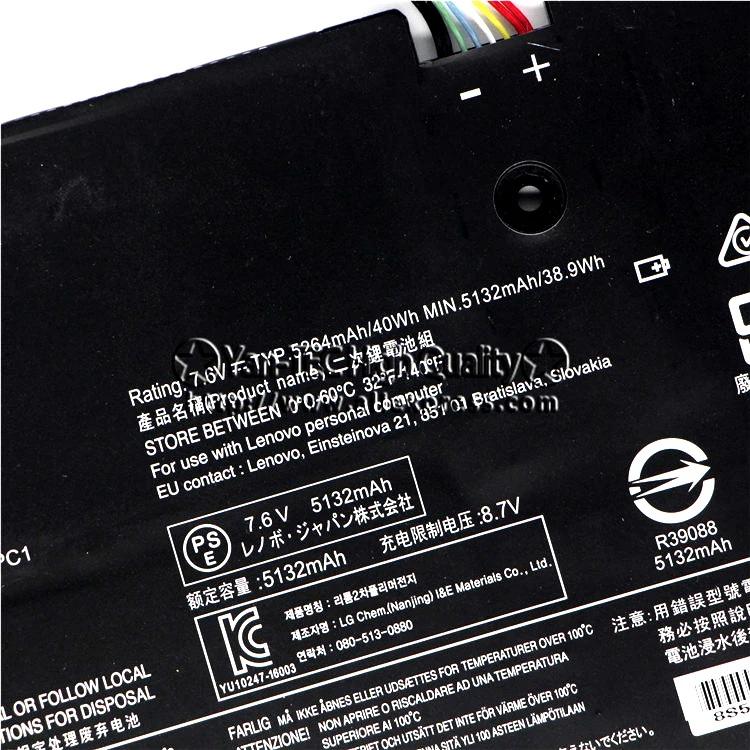 7,6 V 40Wh аккумулятор L15L4PC1 для lenovo Yoga 710 711 L15M4PC1