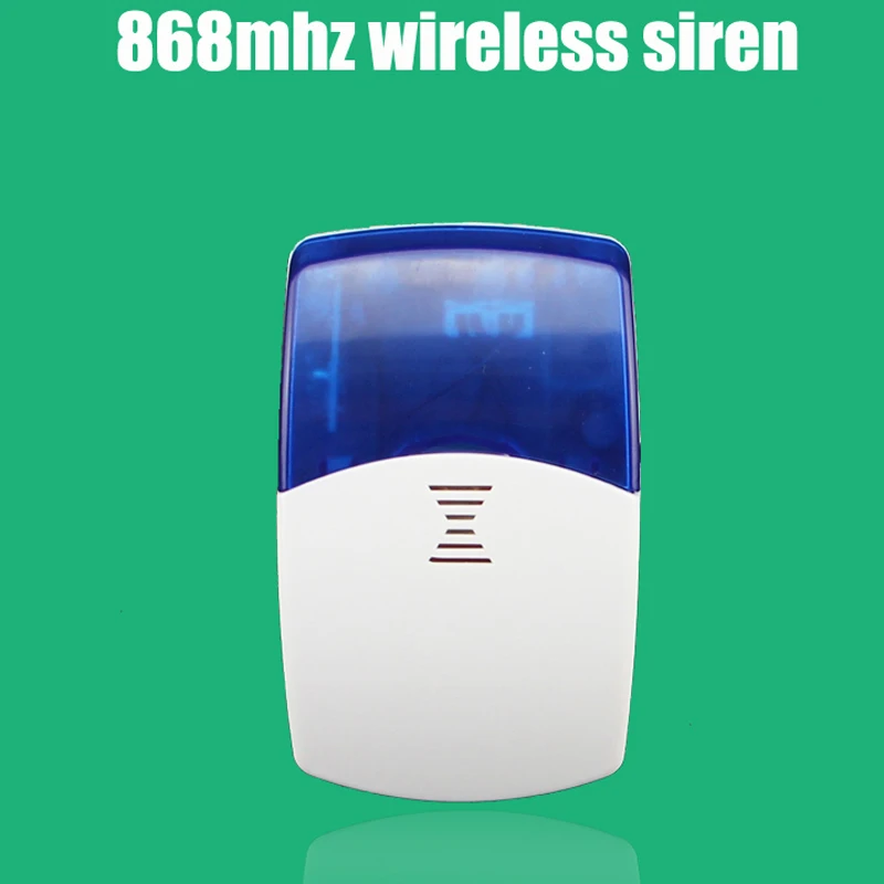 

868mhz Wireless Indoor Strobe Flash Light Siren For Wireless 868mhz gsm Security alarm system