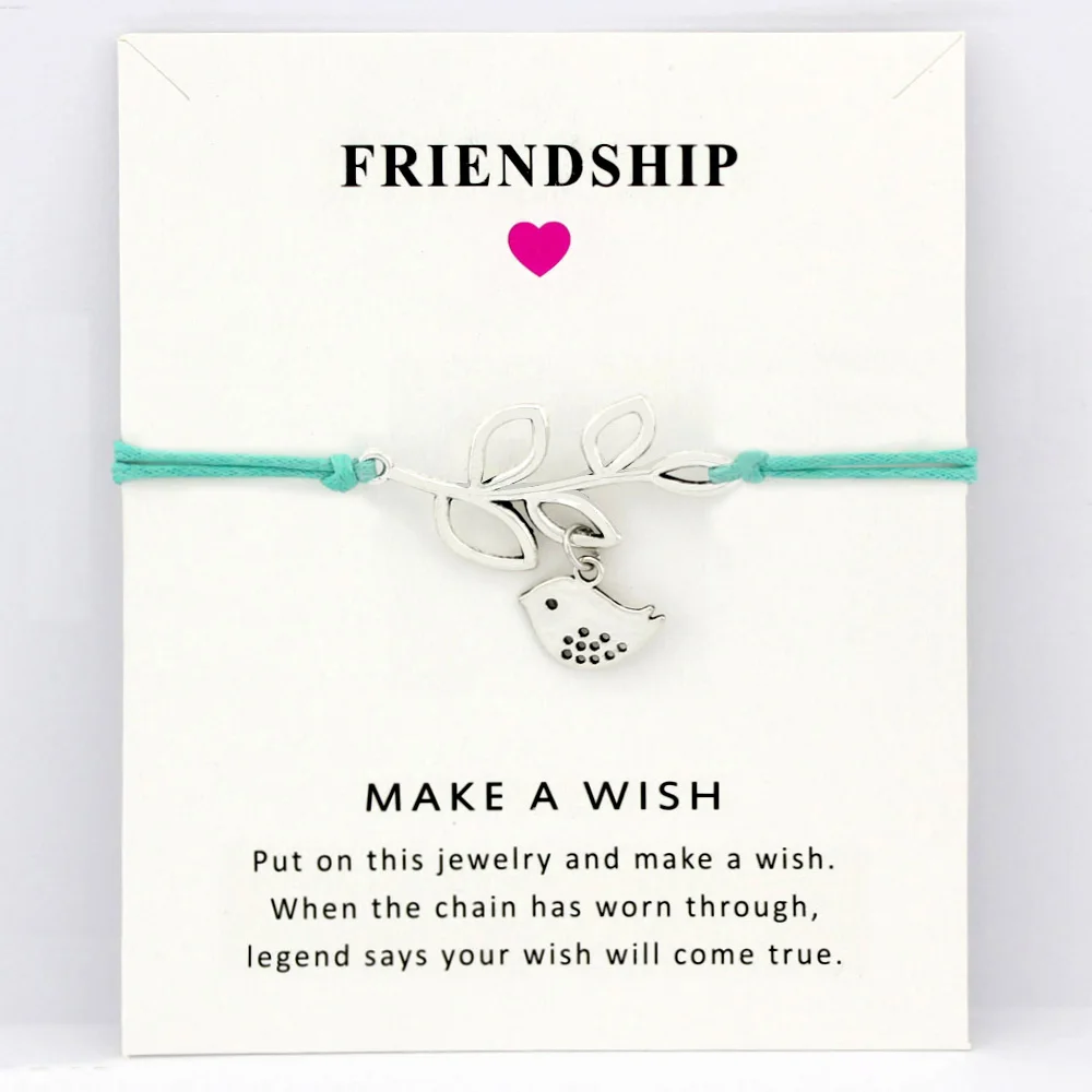 

Tree Branches Birds Charm Bracelets Horse Love Owls Unicorn Kangaroo Animal Card Bracelets Women Men Jewelry Friendship Gift