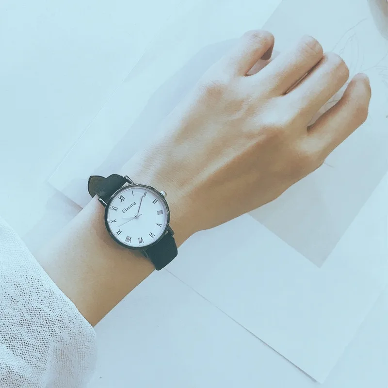 

Simple Retro Roman Style Lovers Quartz Wristwatches Ulta Thin Slim Men Female Leisure Watch Women Ladies Vintage Watches Hours