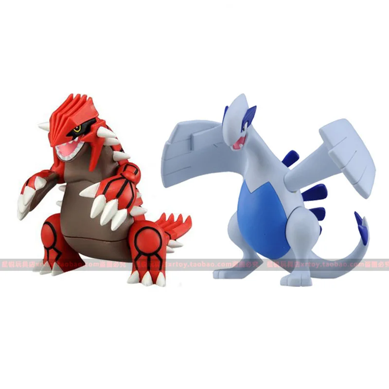 pokemon figures toys Groudon Lugia action figure 2pcs/set kids model gifts 8CM
