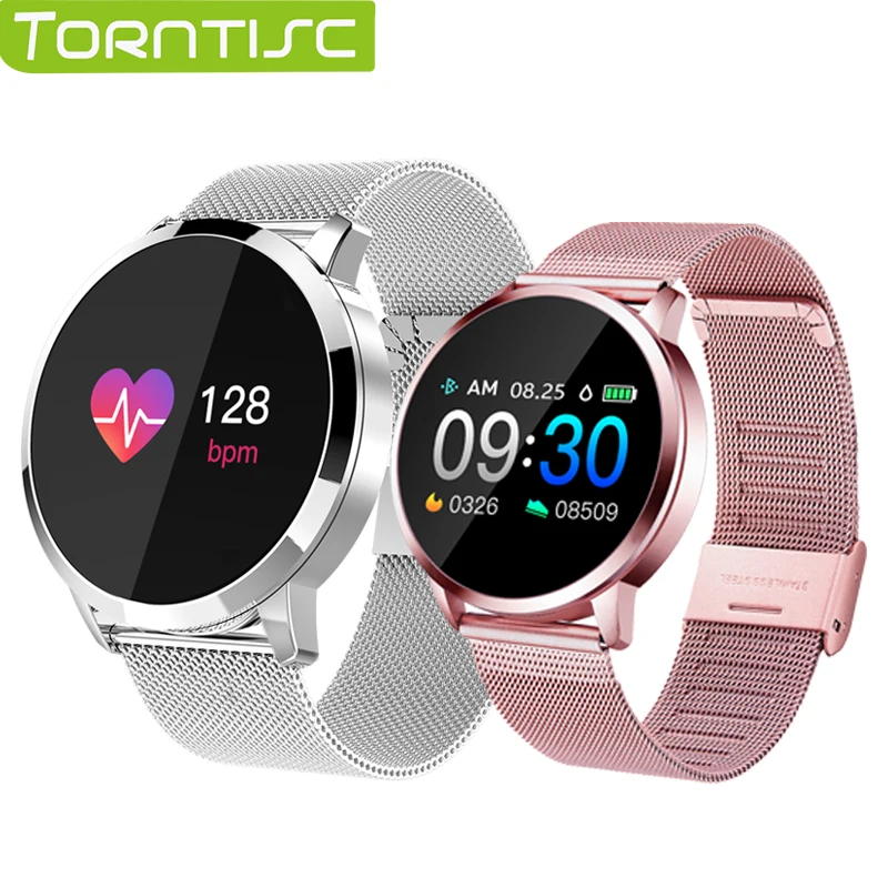 

Torntisc Q8 Smart Watch IP67 Waterproof with Blood pressure oxygen monitor heart rate Smartwatch Fitness bracelet for men women