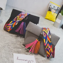 2018 Moda Saco Do Mensageiro Das Mulheres Borla sacos de Ombro Fita Larga Cinta Crossbody bolsas Femininas Bolsas de Grife Bolsas Feminina