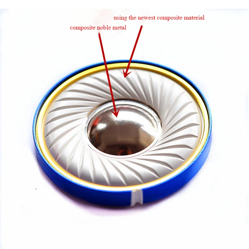 K100 32ohm HiFi Audiophile 50mm Headphone Driver Unit Monitor Headphones Loudspeaker Unit CNC Flagship DIY
