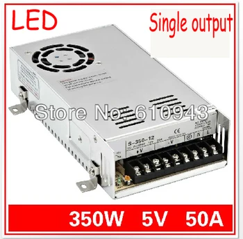 

S-350-5V 50A Single Output Switching power supply for LED SMPS AC to DC