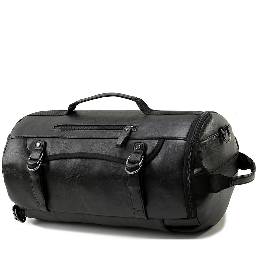 VORMOR, большой размер, круглый рюкзак из искусственной кожи, мужская спортивная сумка, модный рюкзак для путешествий, для мужчин, известный бренд