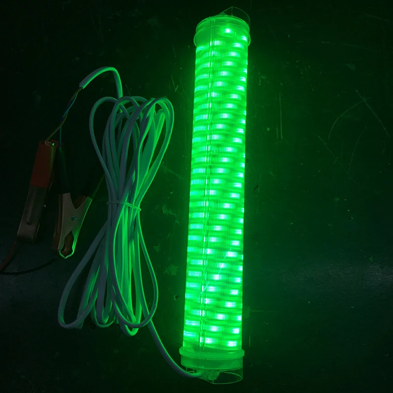 

Mayitr 1 Set 12V 30W Fishing Light LED Car Signal Lamp Underwater Fishing Light Lures Waterproof Fish Finder Lamp