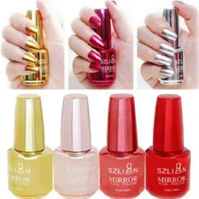 Металлический зеркальный лак для ногтей волшебный зеркальный эффект, цвета хрома лак для ногтей Изысканный 18 мл Лак для ногтей Прямая поставка