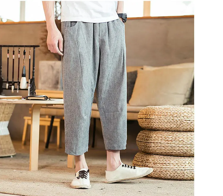 2019 Novos Homens de Moda Harem Pants