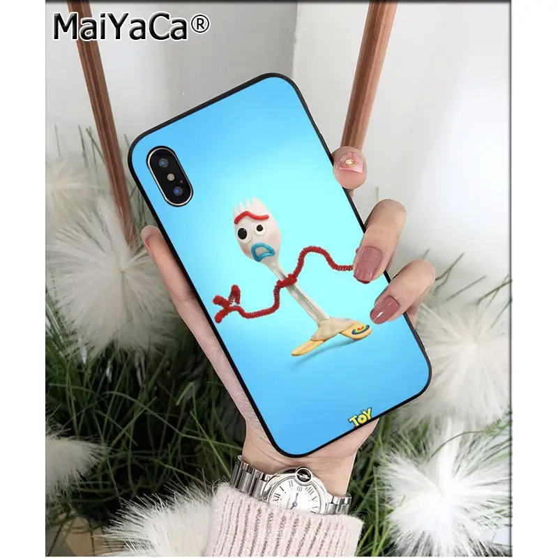 MaiYaCa мультфильм oy Story 4 Forky рукоделие принт рисунок чехол для телефона Apple iphone 11 pro 8 7 66S Plus X XS MAX 5s SE XR